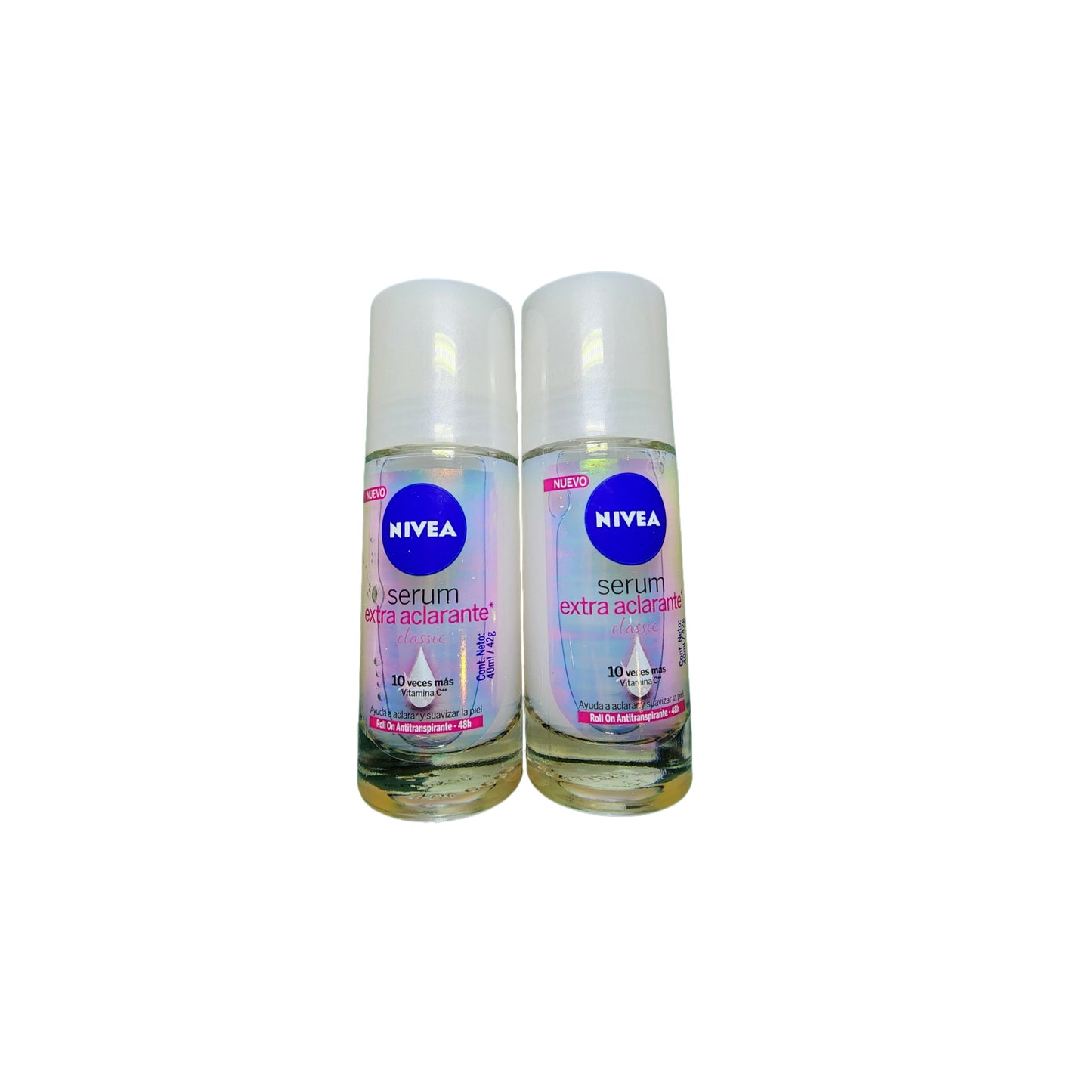 Nivea Serum 2 Botellas de vidrio 10 Veces Mas Vitamina C