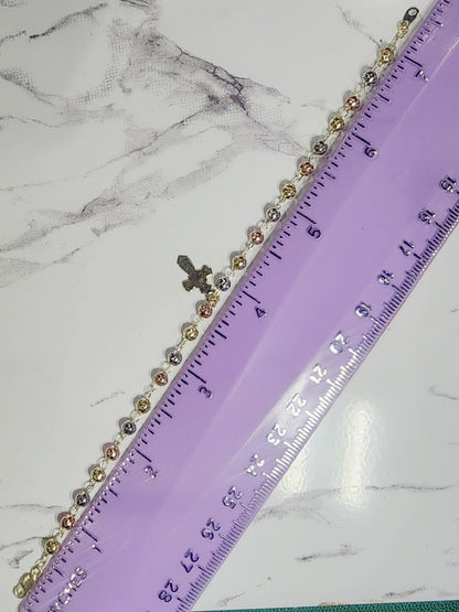Pulsera Rosario Oro 14k