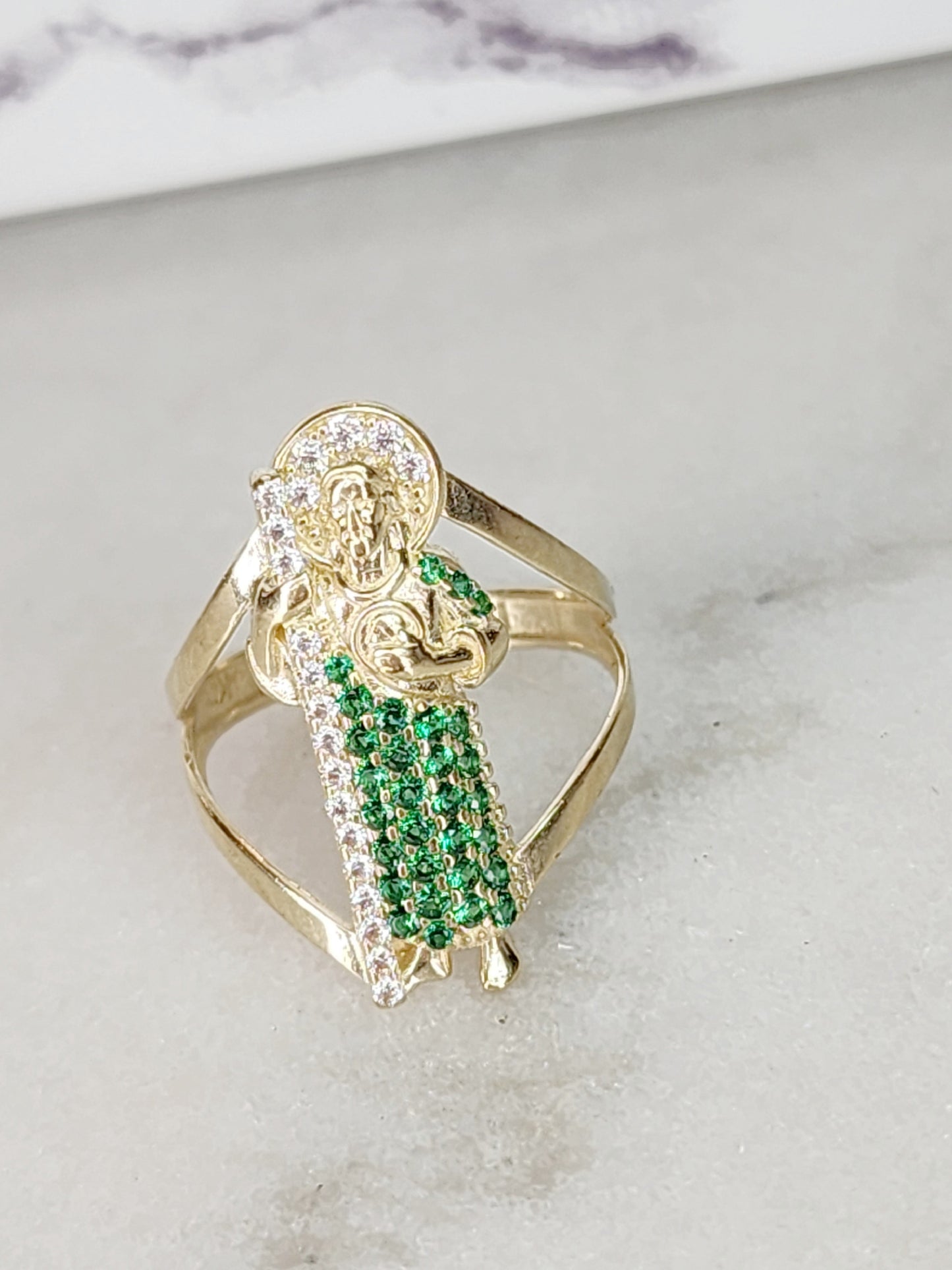 Anillo San Judas Oro 14k